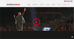 Desktop Screenshot of patrickleroux.com